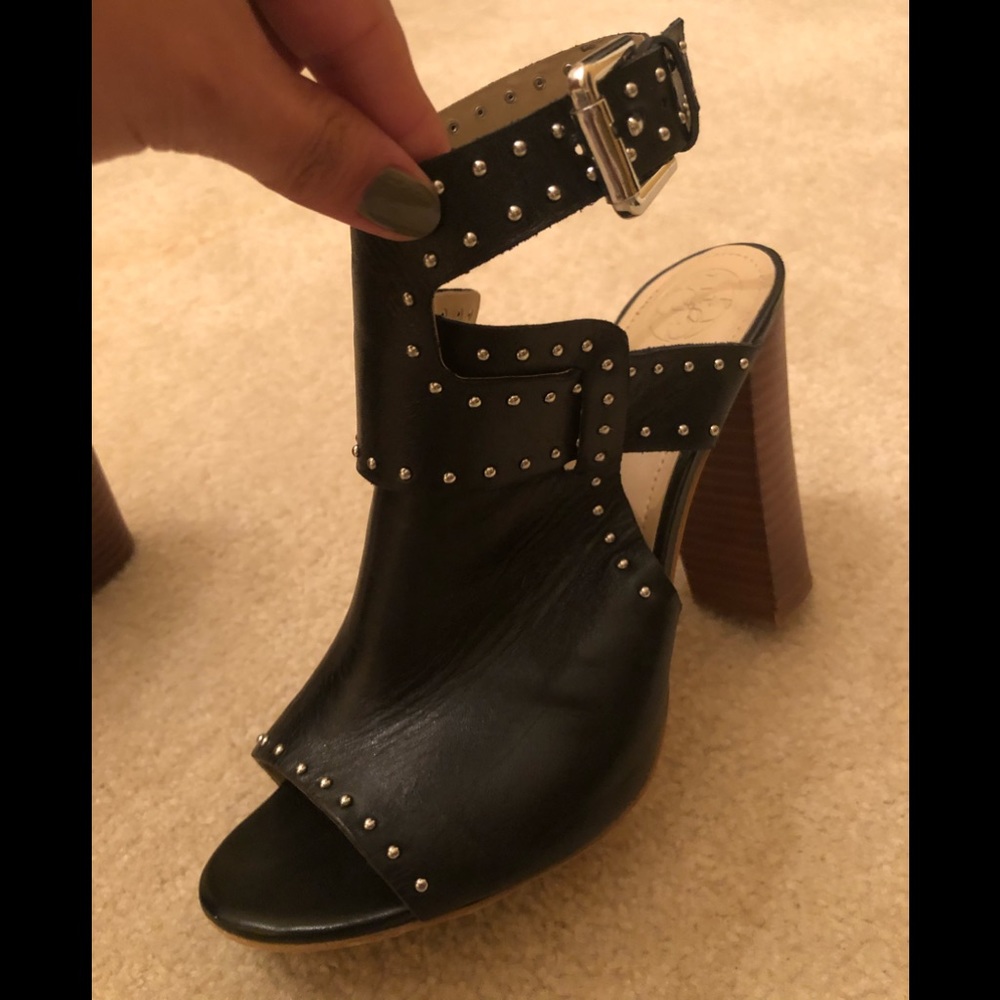 Guess-Black-and-Silver-studded-open-toe-heels